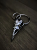 BBK-05 Raven Skull Keychain