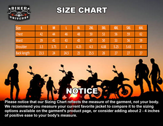 Harley-Davidson Size Charts