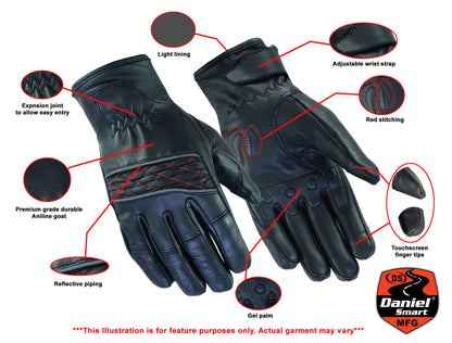 Women's Cruiser Glove (Black / Red)