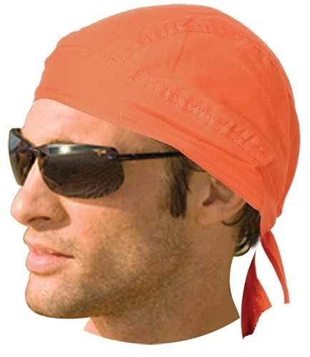 HW2680 Headwrap Solid Orange