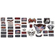 GFPATCH42 42PC Embroidered Patch Set