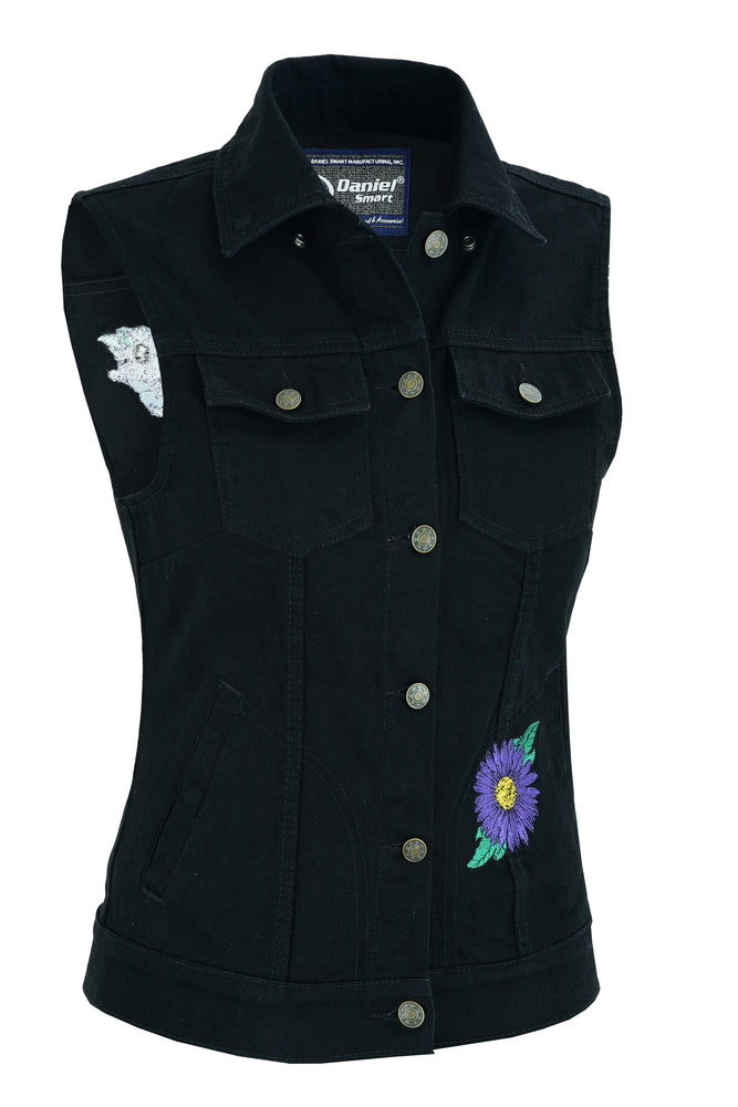 Solada Women's denim vest: for sale at 19.99€ on Mecshopping.it