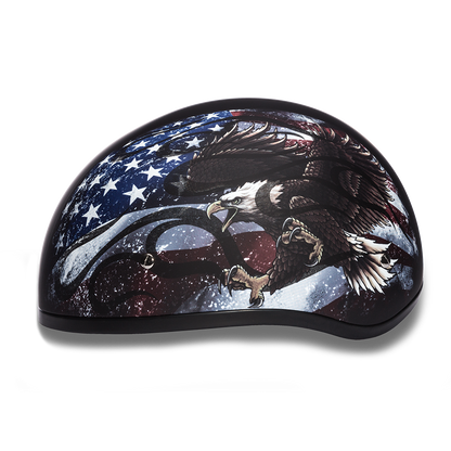 D6-USA D.O.T. Daytona Skull Cap - W/ USA