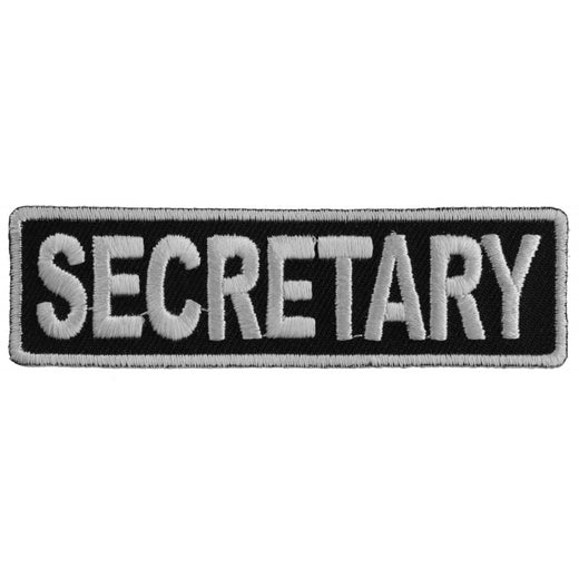 P3711 Secretary Patch 3.5 Inch White