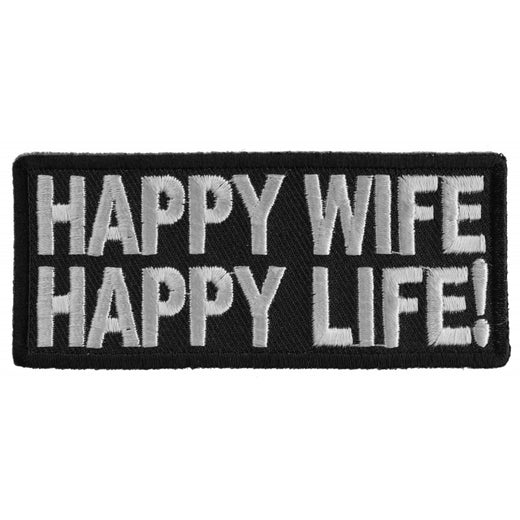 P1506 Happy Wife Happy Life Patch