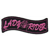 P1328 Lady Rider Patch with Rose