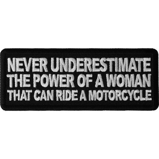 P6456 Never Underestimate the Power of a Woman That Can Ride a Motorc