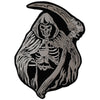 PL3587 Reaper with Scythe Embroidered Iron on Patch