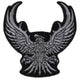 P3291 Silver Tribal Eagle Small Patch