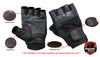 DS12 Leather / Mesh Fingerless Glove