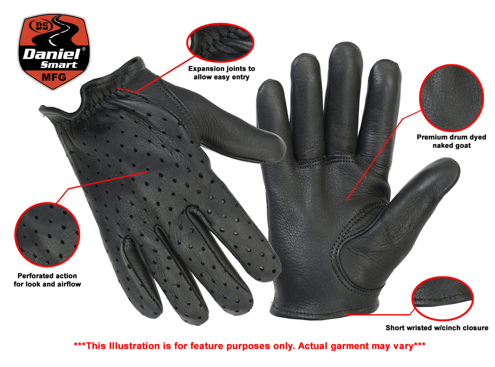 Perforated Police Style Glove