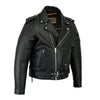 DS731 Men's Classic Side Lace Police Style M/C Jacket