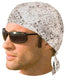 HW2616 Headwrap Paisley White