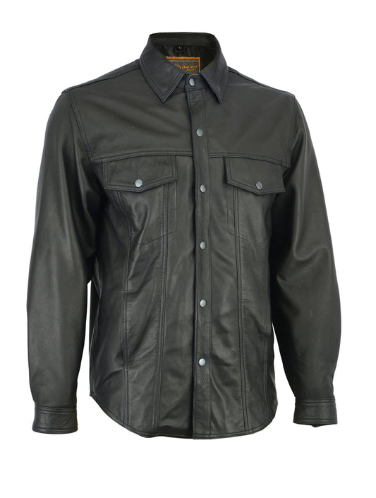 DS770 Men's Premium Lightweight Leather Shirt