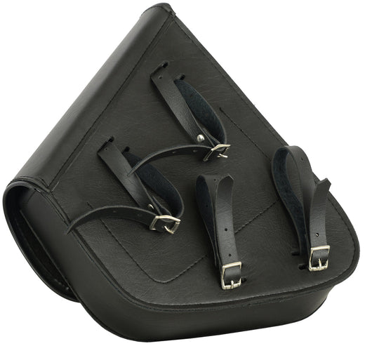 RC5010L Left Side Synthetic Leather Swing Arm Bag W/ Buffalo Snaps