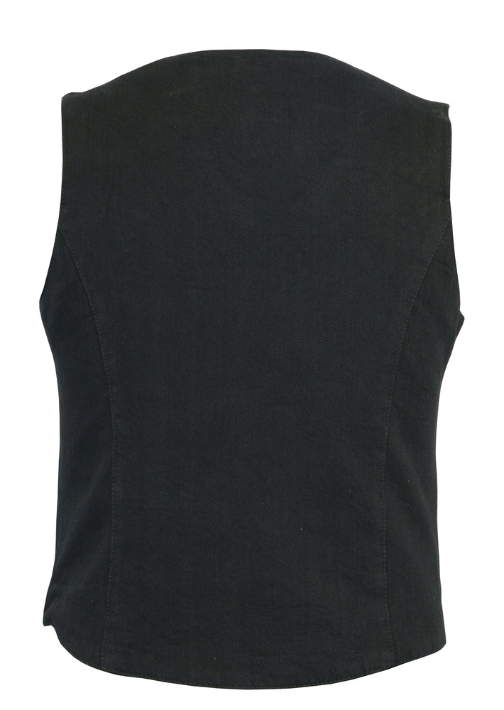Women's Denim Classic Plain Sides Vest