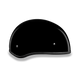 D1-ANS D.O.T. DAYTONA SKULL CAP W/O VISOR - HI-GLOSS BLACK
