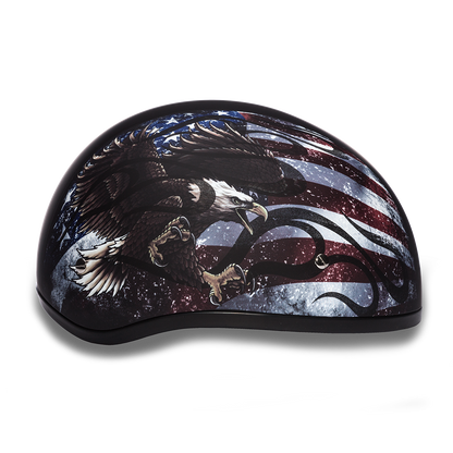 D6-USA D.O.T. Daytona Skull Cap - W/ USA