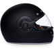 R1-B D.O.T. FULL FACE: DAYTONA RETRO: DULL BLACK