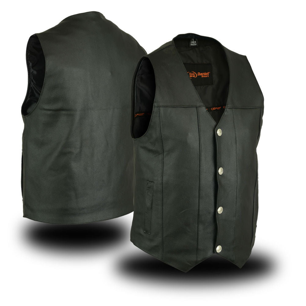 Men's Single Back Panel Concealed Carry Vest (Buffalo Nickel