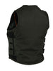 DS212BK Women's Textile Updated SWAT Team Style Vest