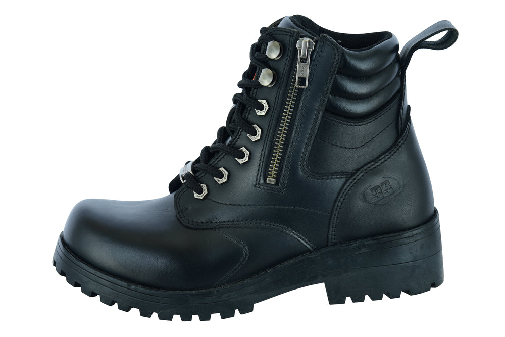 Womens boots with 2025 zipper on the side