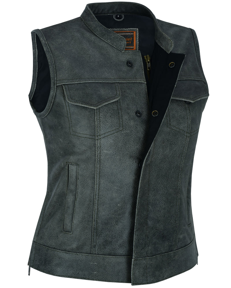 Women's Premium Single Back Panel Concealment Vest - GRAY