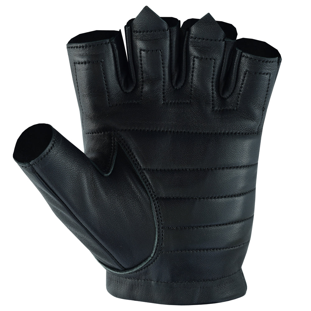 Daniel Smart Manufacturing Men's Hardy Deer Skin Fingerless Glove S